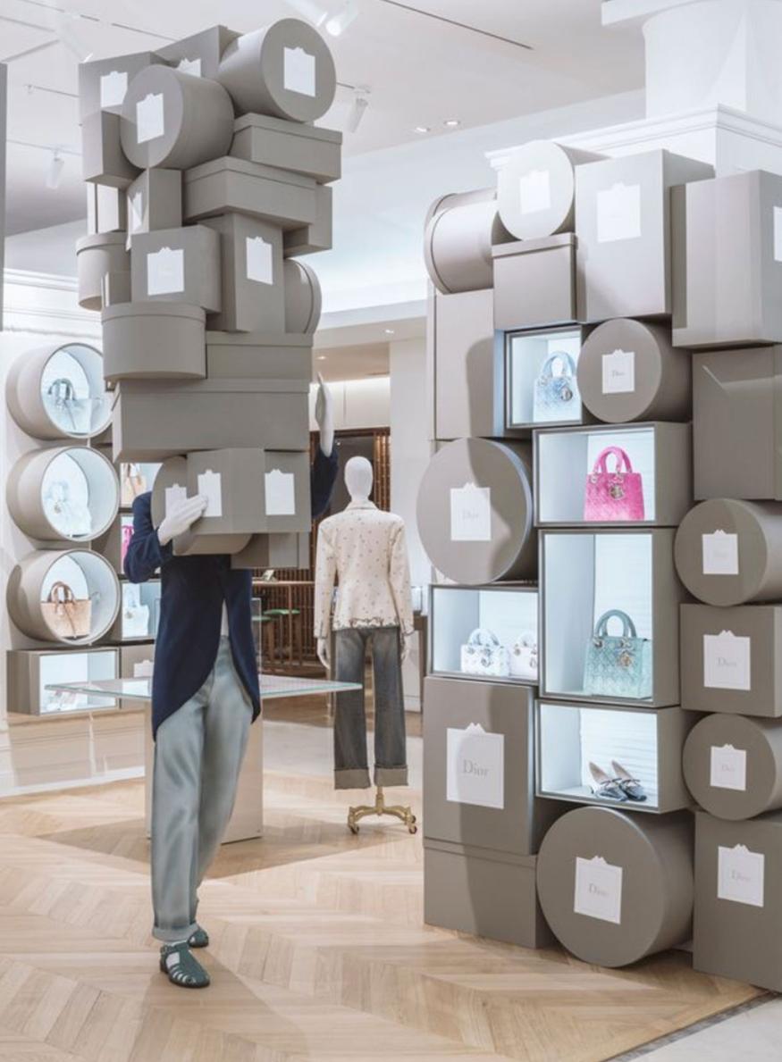 nouveauté sac Dior et pop up au bon marché jusqu'en février 2026 avec jeu
