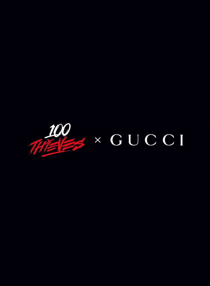 Gucci esport 100 thieves gaming luxe