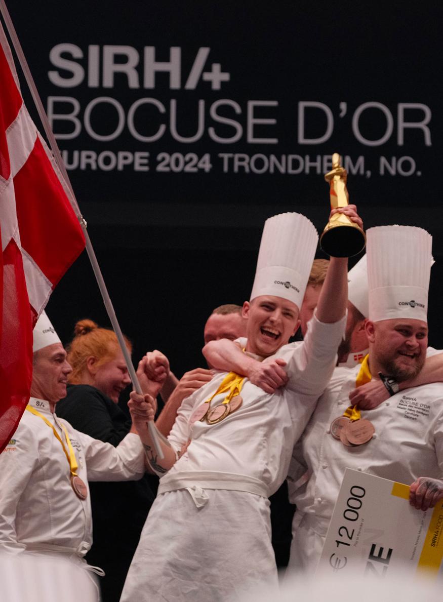 DANEMARK, pays vainqueur du Bocuse d'Or 2024 gastronomie