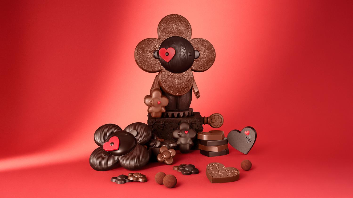 louis vuitton idée cadeau saint valentin luxe chocolats